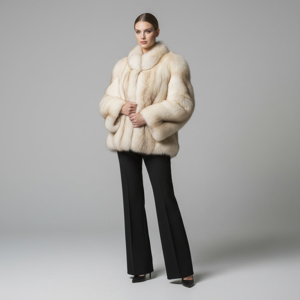 Refapels með stórum kraga