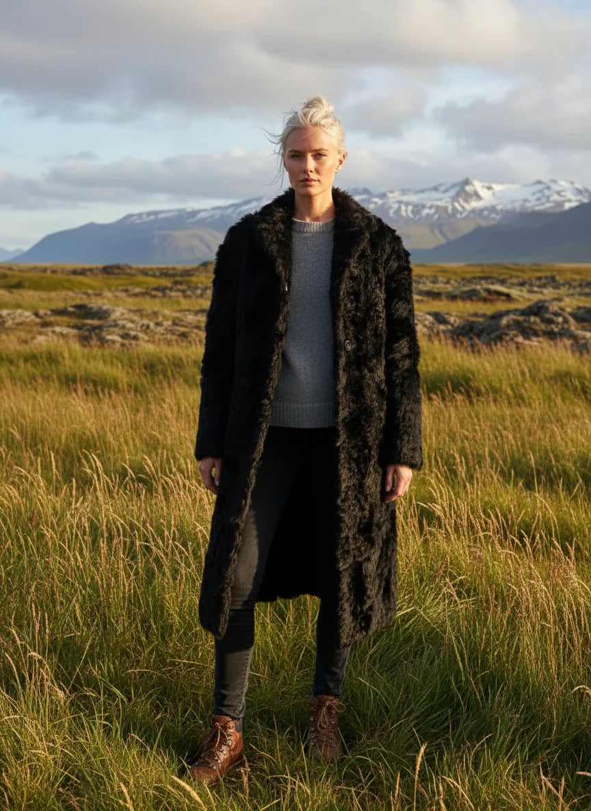 Síð kápa - geitaloð (sýniseintak)